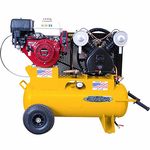 EMAX 17-Gallon 8-HP Single-Stage Portable Air Compressor w/ Honda Engine
