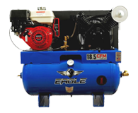 Truck mounted air compressor