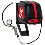 Chicago Pneumatic CP WallAIR 1.5-HP Wall-Mount Air Compressor w/ Hose Reel + Inflation Kit