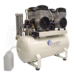 California Air Tools 4-HP 17-Gallon Ultra Quiet Duplex Air Compressor w/ Dryer
