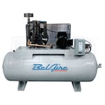 BelAire 5-HP 80-Gallon Horizontal Tank Two-Stage Air Compressor (208-230V 1-Phase)