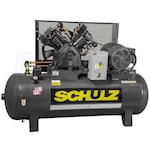 Schulz L-Series 20120HLV80BR-3 20-HP 120-Gallon Two-Stage Air Compressor (208V 3-Phase)