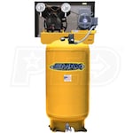 EMAX 5-HP 80-Gallon Dual-Voltage Single-Stage Air Compressor (208/230V 1-Phase)