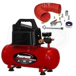 Powermate 2-Gallon Oil-Free Hot Dog Air Compressor w/ Accessory Kit