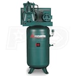 FS-Curtis (CA5) 5-HP 80-Gallon Two-Stage Air Compressor (460V 3-Phase)