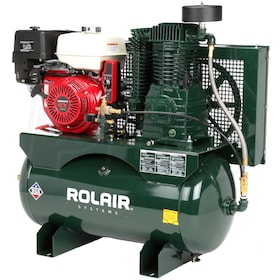 View Rolair 13-HP 30-Gallon Two-Stage Truck Mount Air Compressor w/ Electric Start Honda Engine
