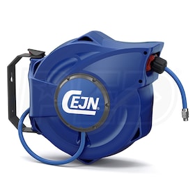 View CEJN Industrial Closed Safety Air Hose Reel with Polyurethane Reinforced (PUR) Hose 5/16