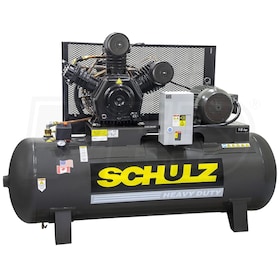 View Schulz V-Series 15120HW60X-3 15-HP 120-Gallon Two-Stage Air Compressor (230V 3-Phase)