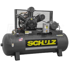 View Schulz V-Series 10120HW40X-3 10-HP 120-Gallon Two-Stage Air Compressor (460V 3-Phase)