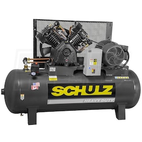 View Schulz L-Series 20120HLV80BR-3 20-HP 120-Gallon Two-Stage Air Compressor (230V 3-Phase)