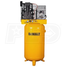 View DeWalt 5-HP 80-Gallon Two-Stage Air Compressor (230V 1-Phase)