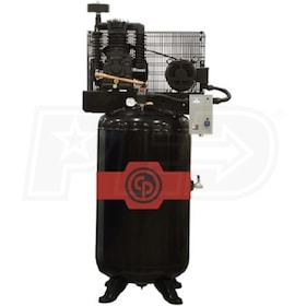 View Chicago Pneumatic 5-HP 80-Gallon Two-Stage Air Compressor (208-230V 1-Phase) Premium Package