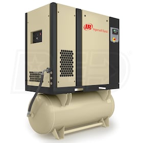 View Ingersoll Rand Next Generation R-Series 25-HP 120-Gallon Rotary Compressor w/ Total Air System Dryer (208V 3-Phase 103PSI)