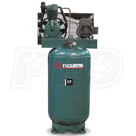 View FS-Curtis CT5 5-HP 80-Gallon Two-Stage Air Compressor (200-208V 3-Phase)