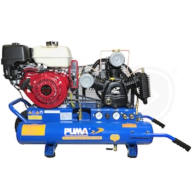 View Puma 8-HP 8-Gallon Gas Two-Stage Wheelbarrow Air Compressor w/ Electric Start Honda Engine