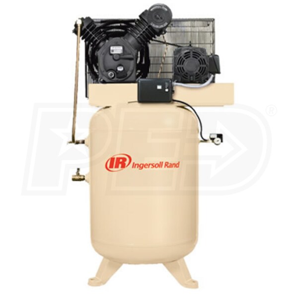 Ingersoll Rand 2545K10V460 10HP 120Gallon Vertical TwoStage Air