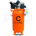 C-Aire 5-HP 80-Gallon Two-Stage Air Compressor (208-230V 3-Phase)