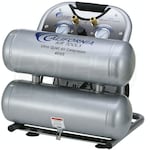 California Air Tools SP Ultra Quiet & Oil-Free 1-HP 4.6-Gallon Steel Twin Tank Air Compressor