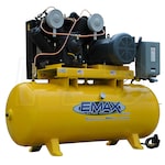 EMAX Industrial Plus 7.5-HP 80-Gallon Two-Stage Air Compressor (460V 3-Phase)