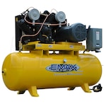 EMAX Industrial Plus 10-HP 80-Gallon Two-Stage Air Compressor (208/230V 1-Phase)