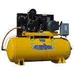 EMAX Industrial Plus 10-HP 120-Gallon Two-Stage Air Compressor (208V 3-Phase)