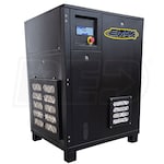 EMAX 15-HP Industrial Tankless Rotary Screw Air Compressor (208V 3-Phase)