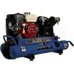 Eagle 5.5-HP 10-Gallon Gas Wheelbarrow Air Compressor w/ Electric Start Honda Engine