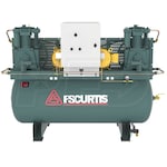 FS-Curtis CA7.5 7.5-HP / 15-HP 120-Gallon UltraPack Two-Stage Duplex Air Compressor (230V 1-Phase)