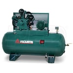 FS-Curtis CA10 10-HP 120-Gallon Two-Stage Air Compressor (200-208V 3-Phase)