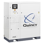 Quincy QOF 30-HP Oil-Free Tankless Scroll Compressor (460V 3-Phase 145 PSI)