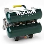 Rolair 2-HP 4-Gallon Twin Stack Air Compressor