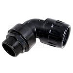 Transair 1-Inch (25mm) to 1-Inch Threaded 90° Male Elbow Pipe Connector  (Box of 2)