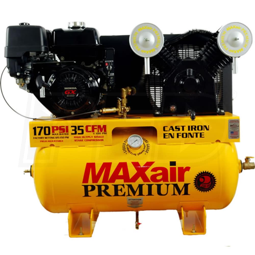 MAXair 11G30TRKE-H-MAP 13-HP 30-Gallon Truck Mount Air Compressor 