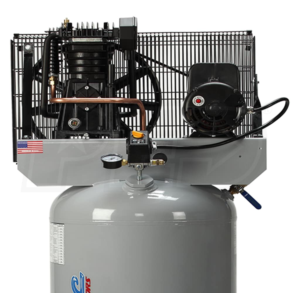 BelAire 8090303119 5HP 60Gallon TwoStage Air Compressor 230V 1Phase
