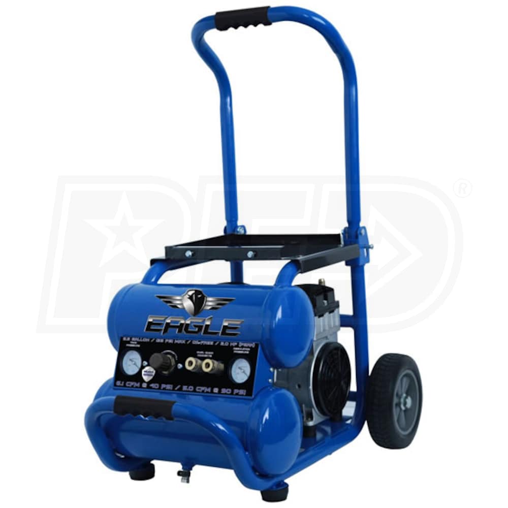 Eagle EA5000 Silent Series 1.5HP 5.5Gallon Air Compressor