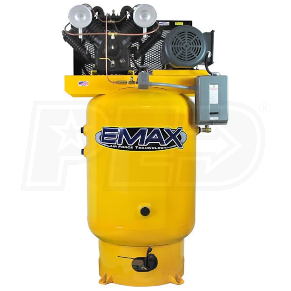 EMAX EP10V120V3460 Industrial Plus 10HP 120Gallon V4 TwoStage Air