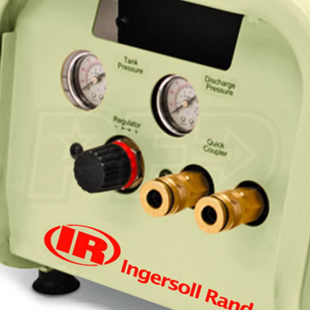 Ingersoll Rand P1IUA9 2HP 4Gallon Contractor Twin Stack Air Compressor