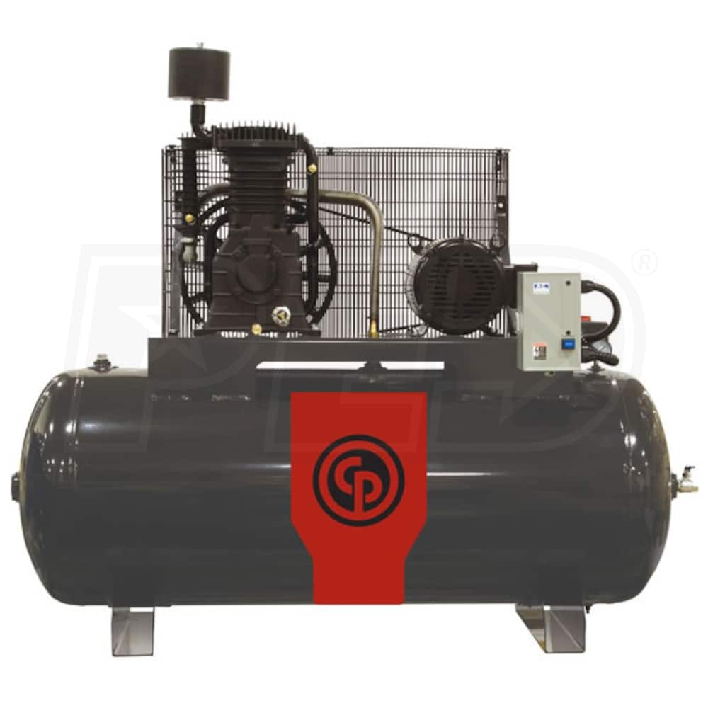 Chicago Pneumatic Rcp 10123h 10 Hp 120 Gallon Two Stage Air Compressor