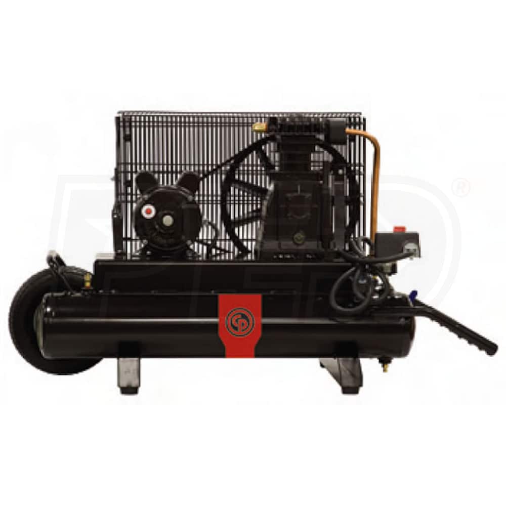 Chicago Pneumatic Contractor 2-HP 8-Gallon Dual Voltage Electric  Wheelbarrow Air Compressor (115-230V 1-Phase)