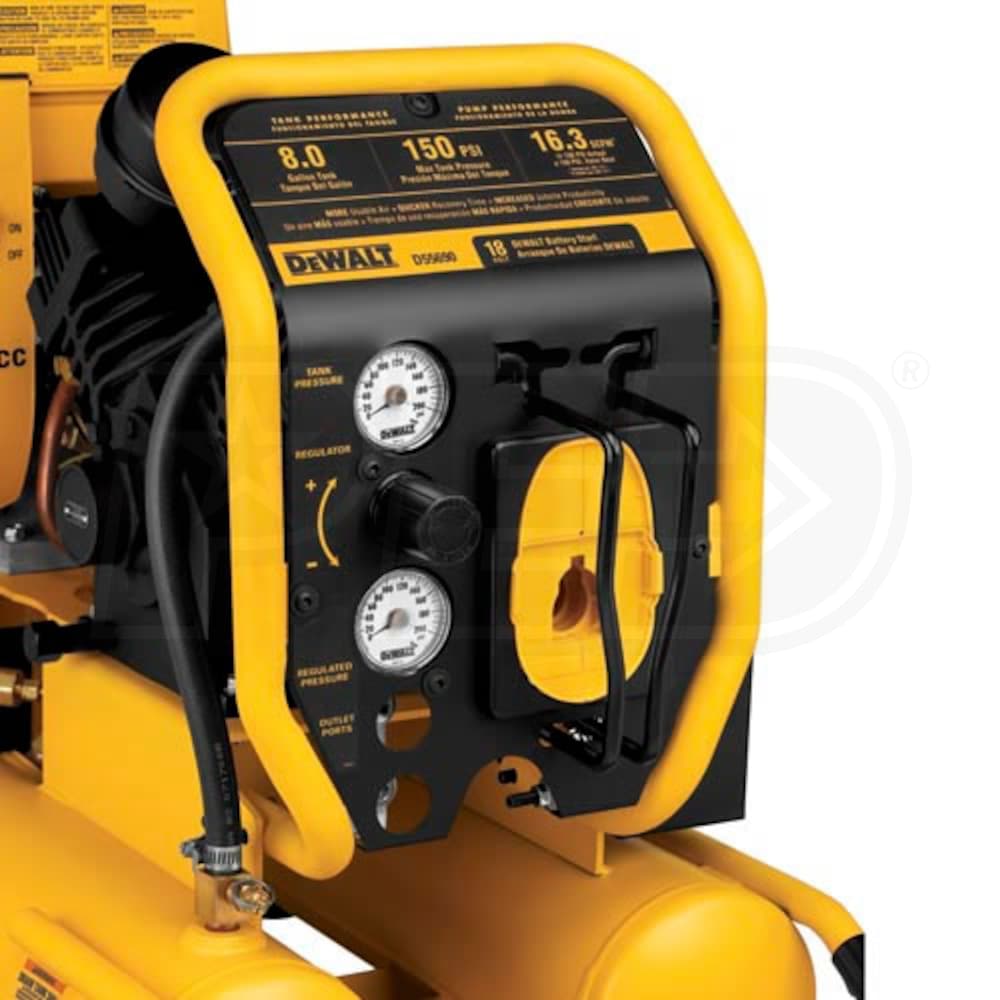 DeWalt D55690 9HP 8Gallon SingleStage Wheelbarrow Air Compressor w
