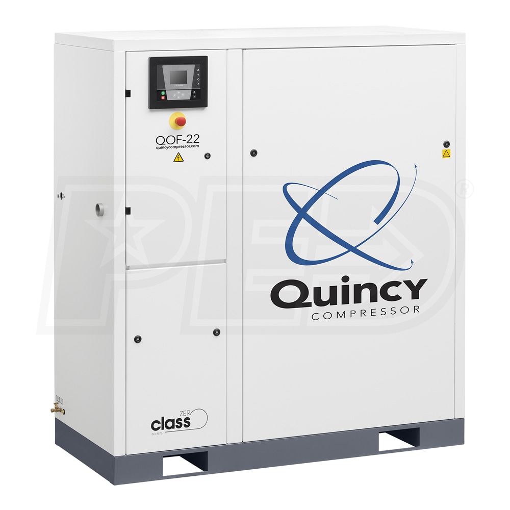 Quincy 8153605087 QOF 22HP OilFree Tankless Scroll Compressor 460V 3