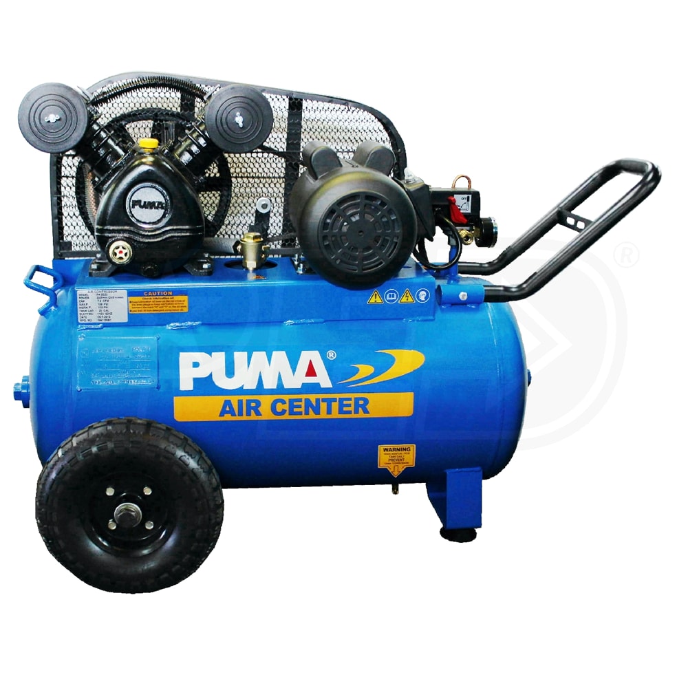 miser Evaluation Shetland Puma PK5020 2-HP 20-Gallon Belt Drive Dual-Voltage Cast-Iron Air Compressor