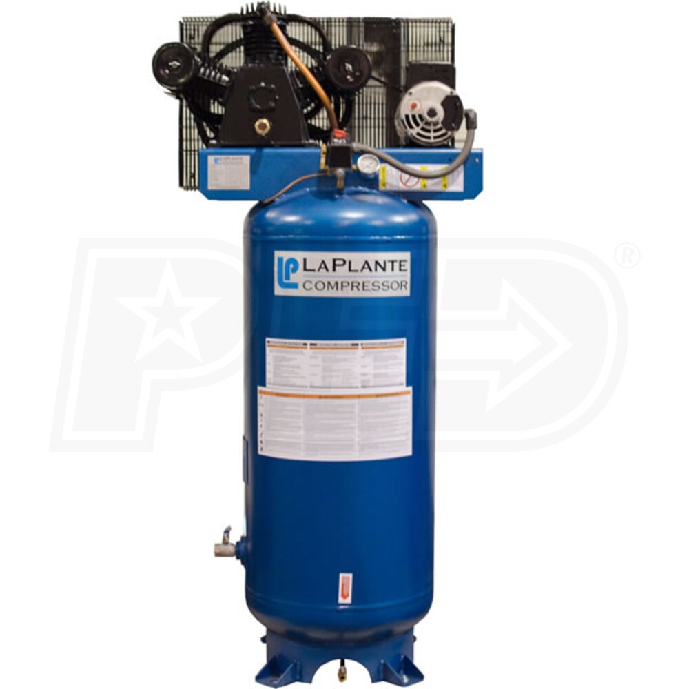 LaPlante V60223W8060 5HP 60Gallon SingleStage Air Compressor 208/230V 1Phase