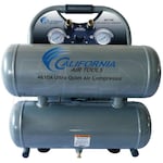 California Air Tools 1-HP 6-Gallon Ultra Quiet Aluminum Twin Stack Air Compressor