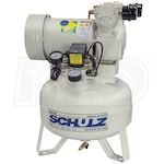 Schulz MSV 6/08 - 1-HP 8-Gallon Oil Free Pancake Air Compressor (115/230V Single-Phase)
