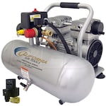 California Air Tools MP Ultra Quiet & Oil-Free 1-HP 2-Gallon Aluminum Tank Hot Dog Air Compressor w/ Auto Drain
