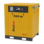 First Air FAS18 25-HP Tankless Rotary Screw Air Compressor (208/230/460V 3-Phase 150PSI)