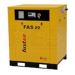 First Air FAS22 30-HP Tankless Rotary Screw Air Compressor (208/230/460V 3-Phase 150PSI)