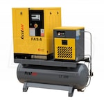 First Air FAS4U 5-HP 53-Gallon Rotary Screw Air Compressor w/ Dryer (230V 3-Phase 150PSI)