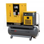 First Air FAS6U 7.5-HP 53-Gallon Rotary Screw Air Compressor w/Dryer (208/230/460V 3-Phase 150PSI)